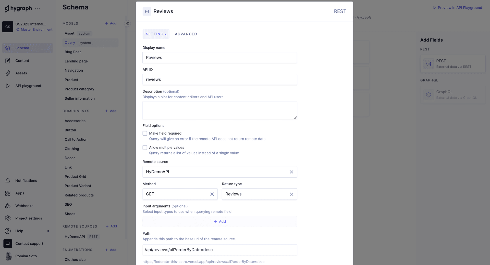 Complete Top-level Remote Field