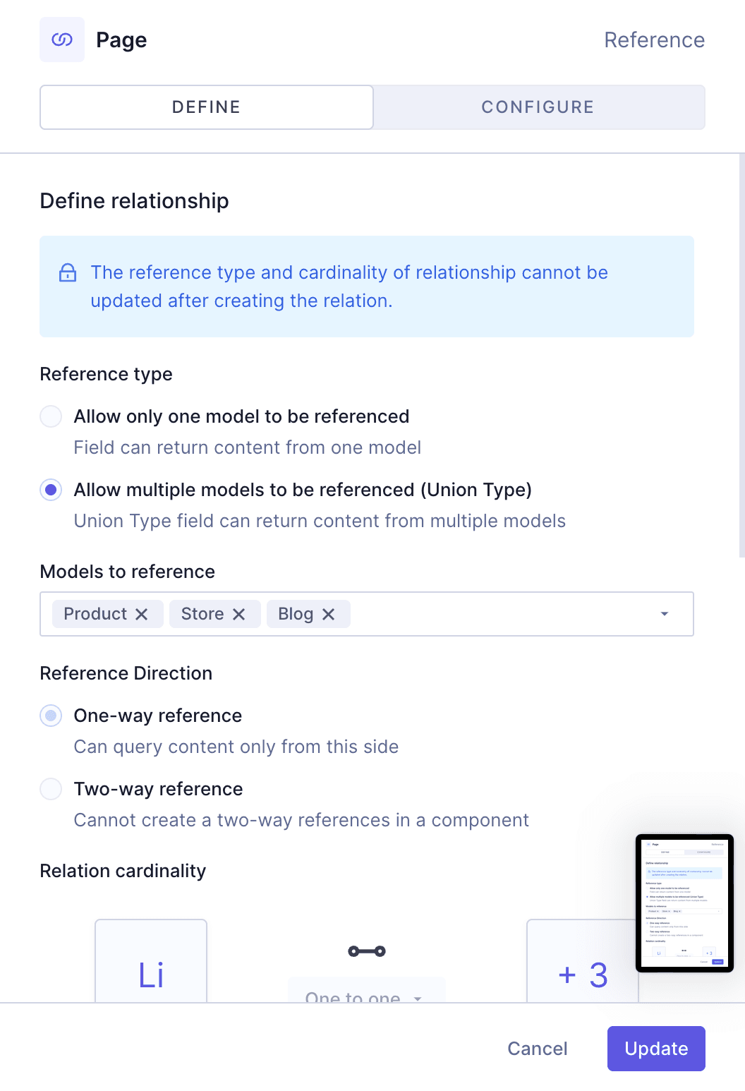 Navigation item component - Reference