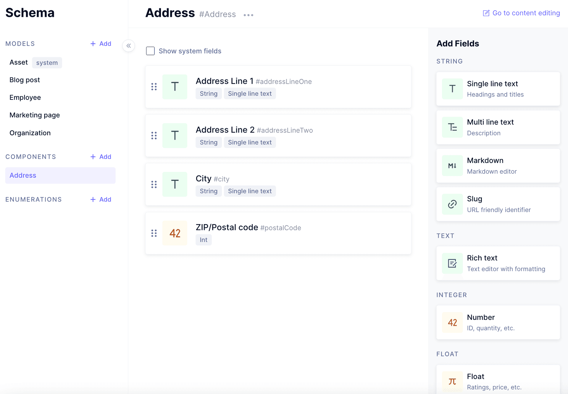 Creating a component