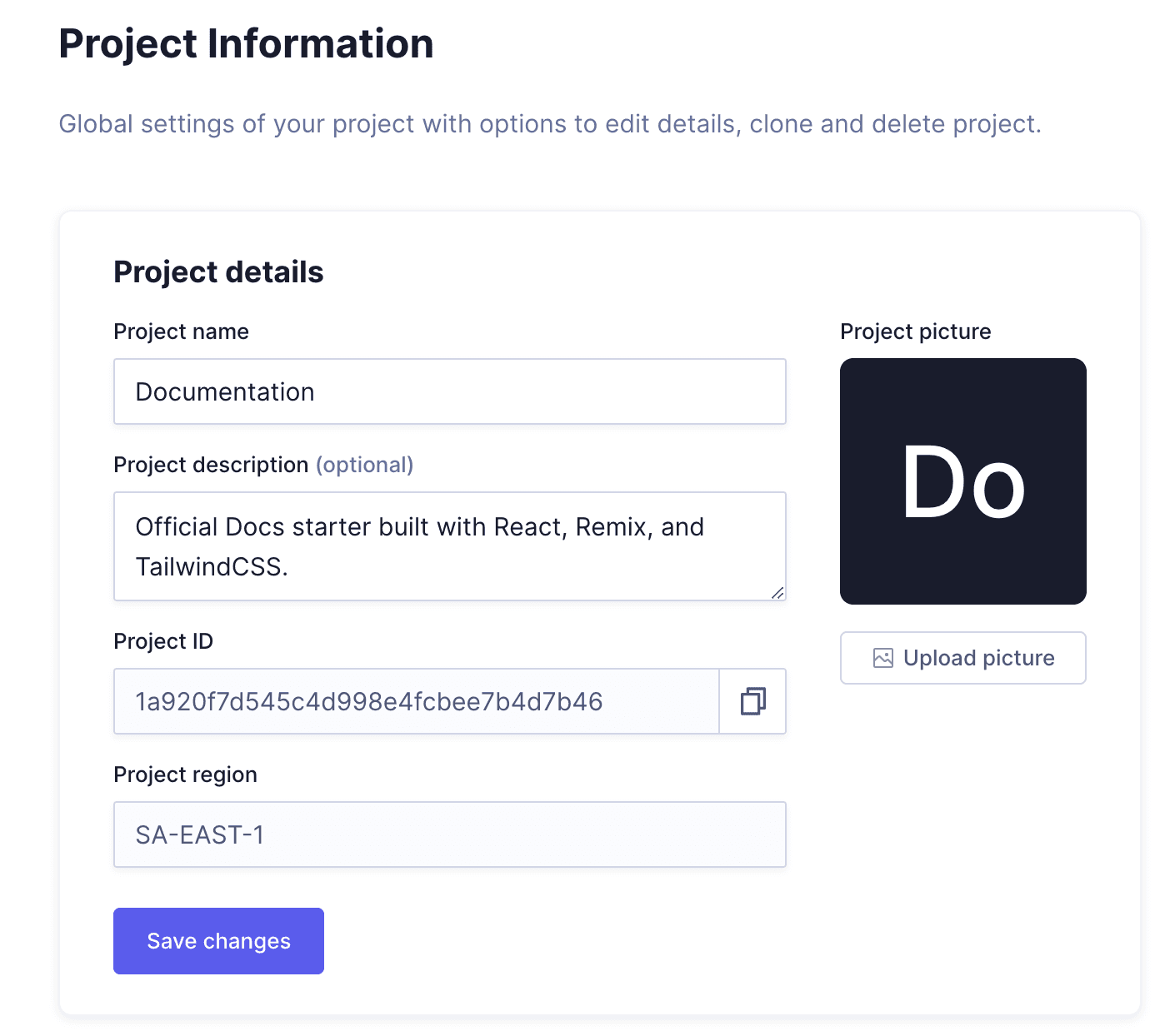 Project details