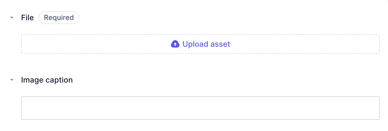 Asset picker - customized