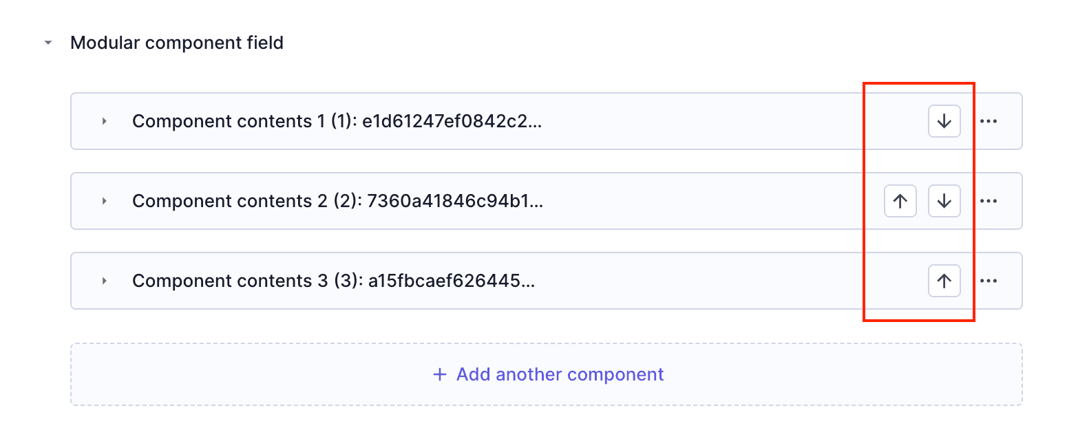 Organize components