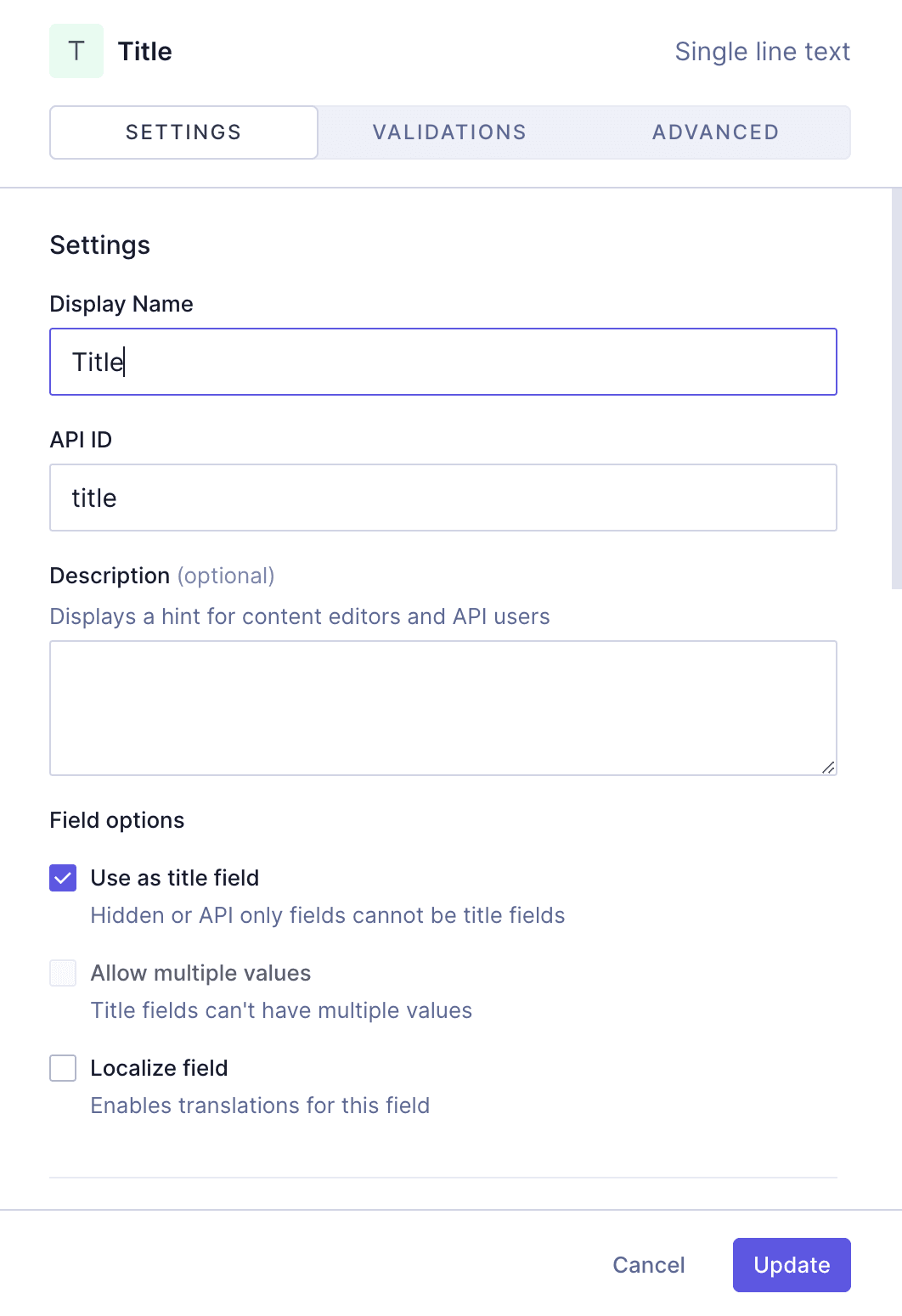 Card Type 2 component - Title