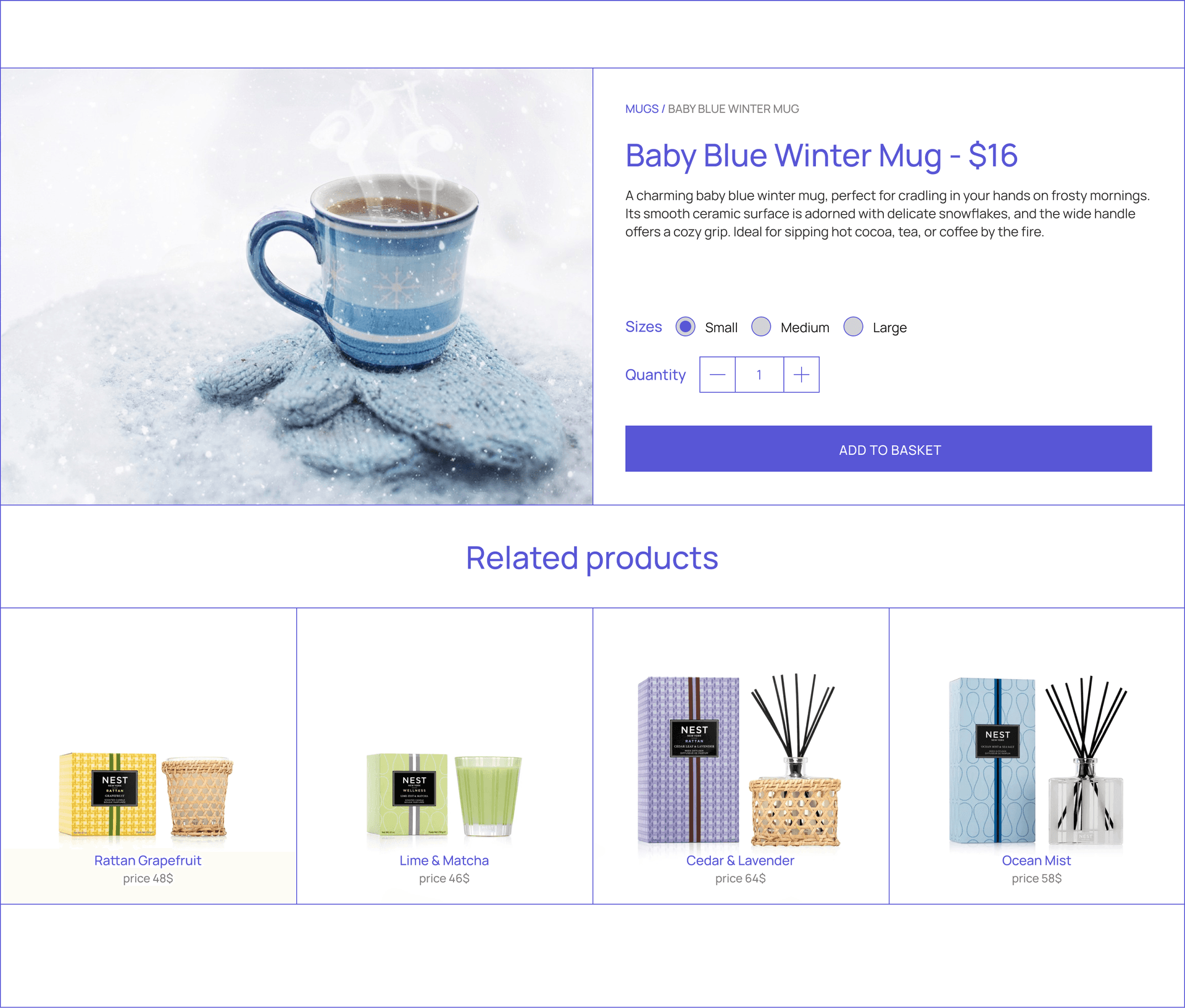 Product Page mock image