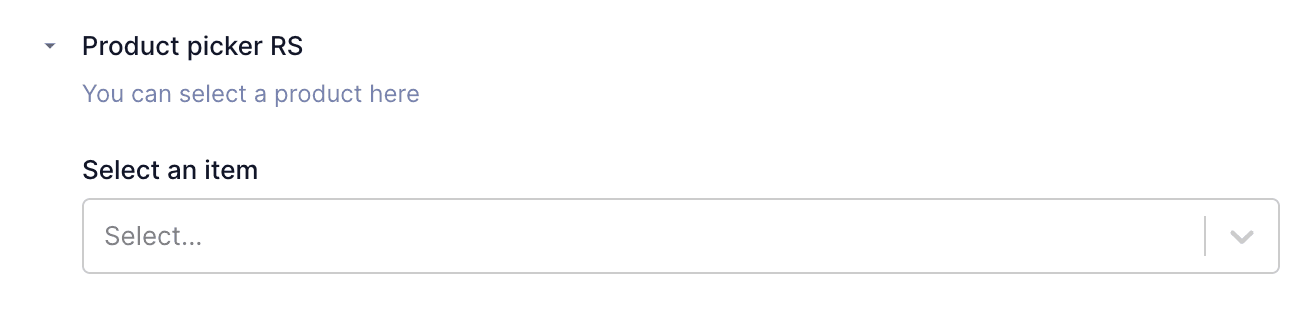 Remote Source Data Picker in the content editor