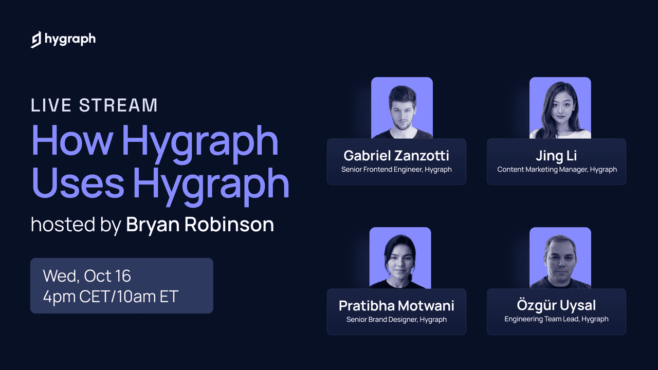 Cover image for How Hygraph Uses Hygraph with Bryan Robinson